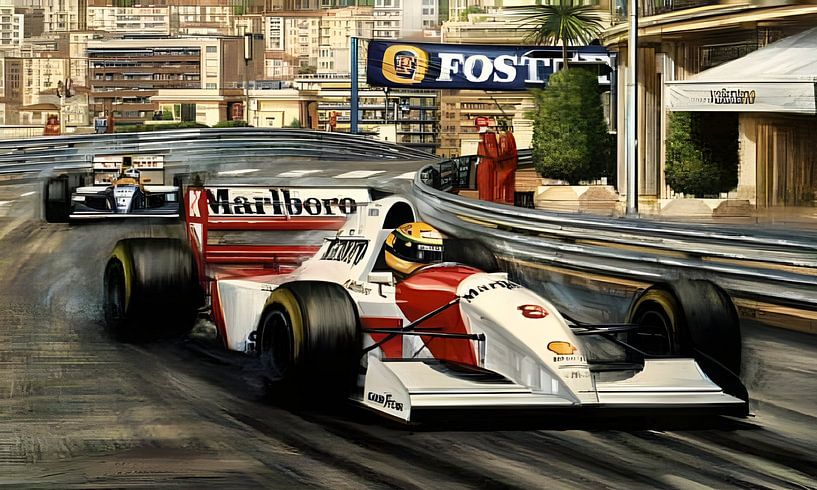 Aryton senna by Rivlows Art