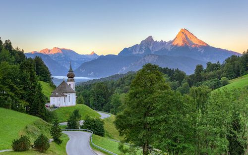 Maria Gern und Watzmann bei Berchtesgaden