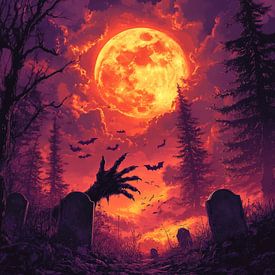 Halloween-Friedhof von Lufy