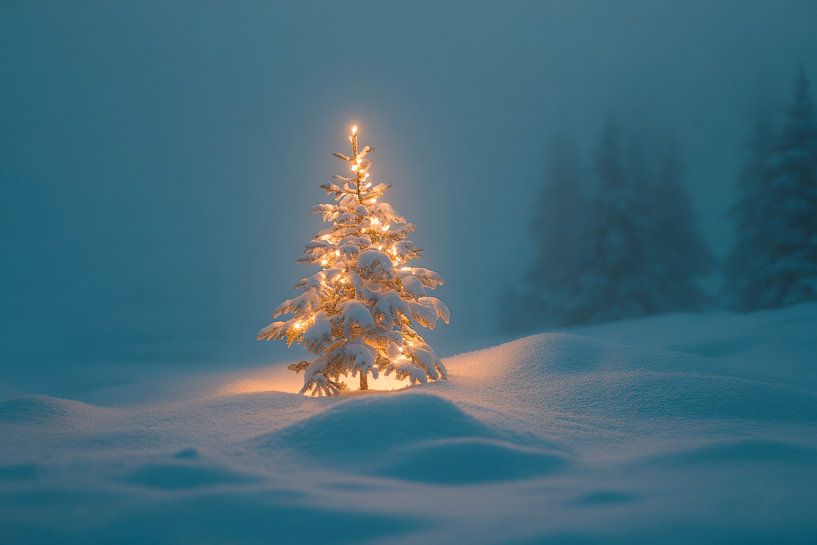 Weihnachten Glanz von Poster Art Shop