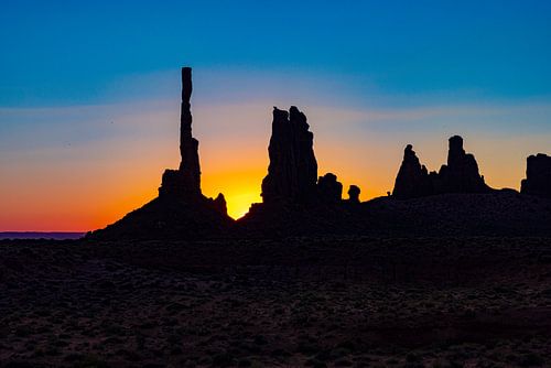 Monument Valley sunrise at the Totem Pole