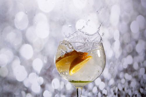 Sinaasappel in water