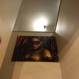 Customer photo: illustration of women in the spotlight by Egon Zitter, on canvas