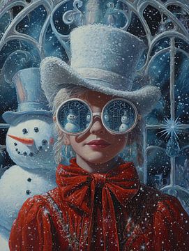 Schneemann von ARTEO Gemälde