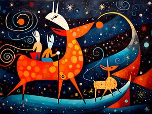 Santa surreal - Hommage an Miró