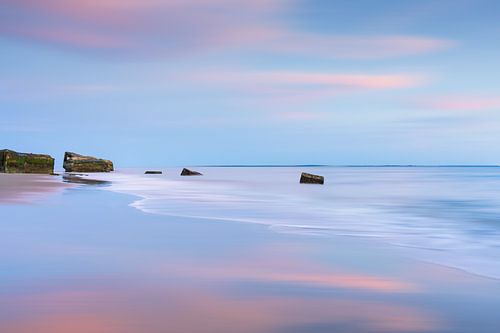 Twilight on the Atlantic Coast, Saint-Palais-sur-Mer by Claire van Dun