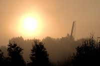 molen in mist