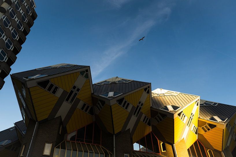 Sunlight on yellow cube / Sonnenlicht auf gelbem Kubus par Beate.fotopassie