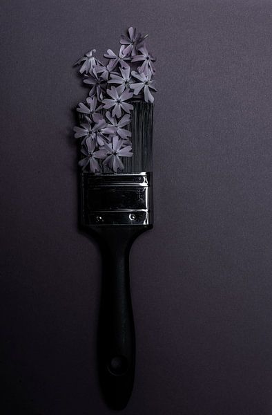 Un pinceau à fleurs violettes par MirjamCornelissen - Fotografie