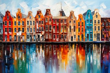 Häuser von Amsterdam von ARTemberaubend