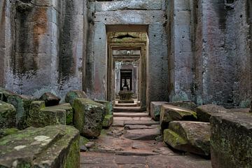Preah Khan Tempel in Angkor Wat van Richard van der Woude