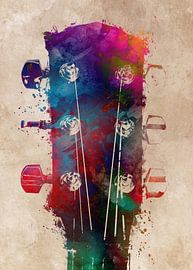 Guitar 14  music art #guitar #music by JBJart Justyna Jaszke