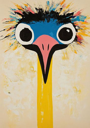 Autruche | Autruche bleue