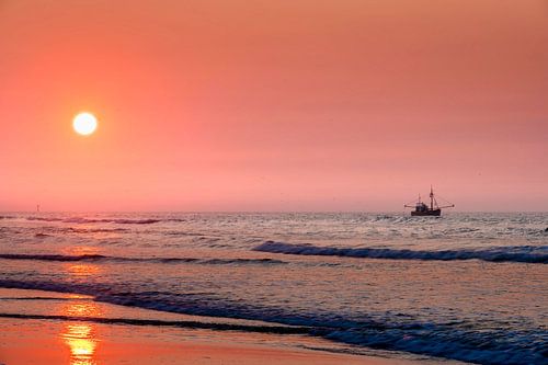 Fishing boat on the North Sea