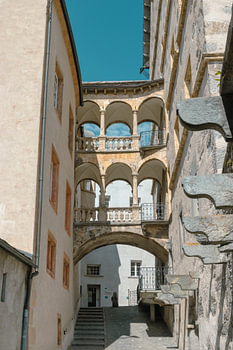 Allée couverte, Palais Stockalper, Suisse
