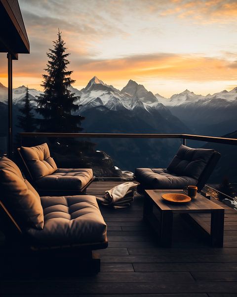 Goldene Stunde von fernlichtsicht