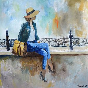 Waiting for him