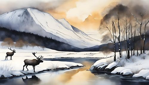 Nordland Winter met Ren