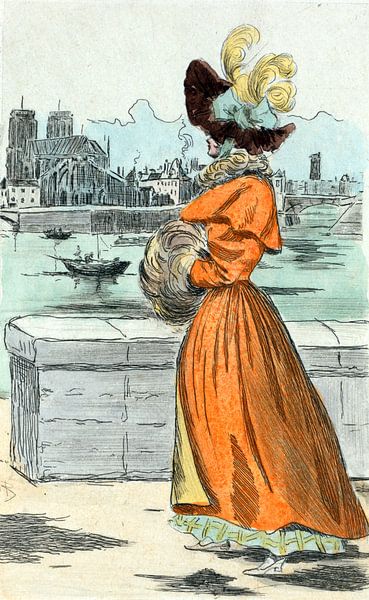Mode 1830, Mode dans le Paris du XIXe siècle, Henri Boutet, (1851 1919) par Liszt Collection