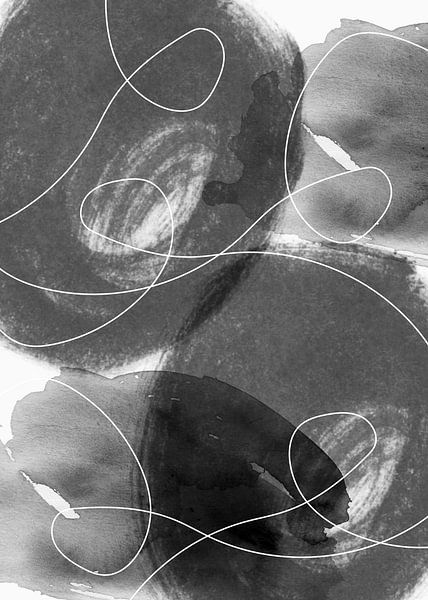 Storm - Modern Abstract Art by Mad Dog Art