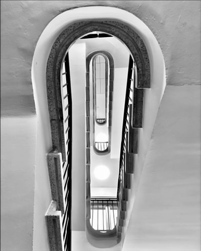 Descente d'escalier