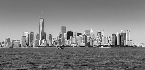 Manhattan Skyline, zwart/wit