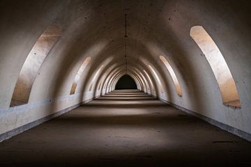 Dark Storage Tunnel. by Roman Robroek - Photos of Abandoned Buildings