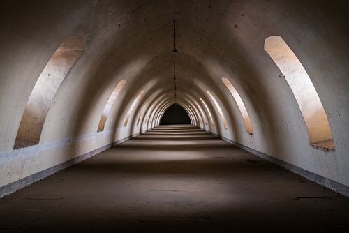 Donkere Tunnel in Verlaten Citadel.