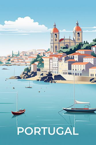 Vintage reisposter Portugal