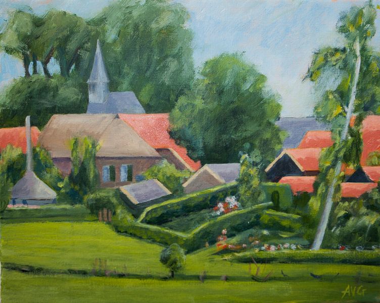 Bronckhorst Gelderland von Antonie van Gelder Beeldend kunstenaar