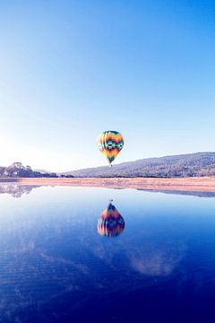 Ballon d'air coloré sur Walljar