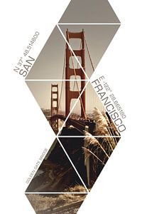 Koordinaten SAN FRANCISCO Golden Gate Bridge