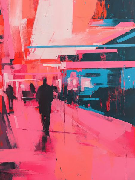 Passage au néon par Franka Poulain