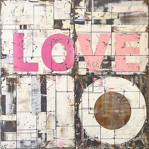 Industriële liefde in roze