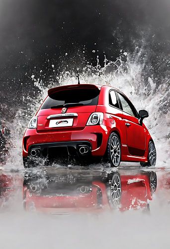 Abarth 500 splash art