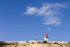 Kleine toren, grote hemel – vuurtoren aan de Algarve van Nina Thilo