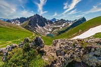 Panoramic view in the Tannheimer Tal