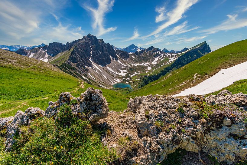 Panoramisch uitzicht in het Tannheimer Tal van MindScape Photography