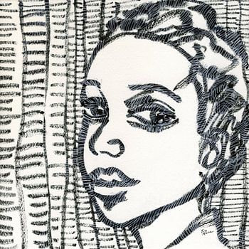 Der Ausdruck einer Frau