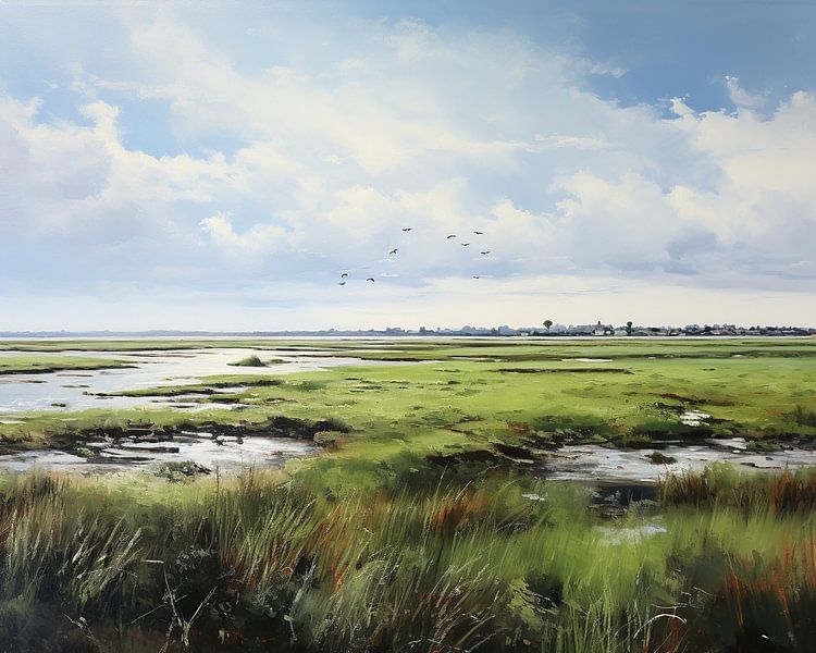 Painted Landscape by Wonderful Art