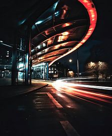 Street scene in the big city