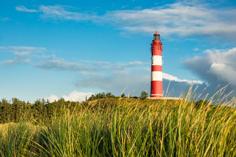 Leuchtturm in Wittdün auf der Insel Amrum van Rico Ködder