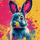 Konijn - Pop-art van Niklas Maximilian thumbnail