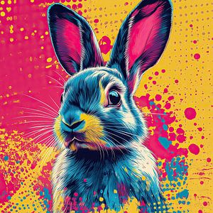 Kaninchen - Pop Art