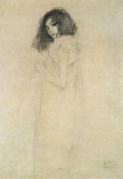 Portrait d'une jeune femme, Gustav Klimt