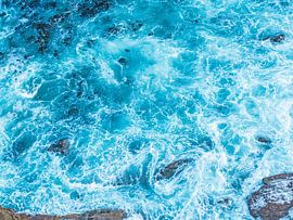 tosende Wellen an der afrikanischen Küste