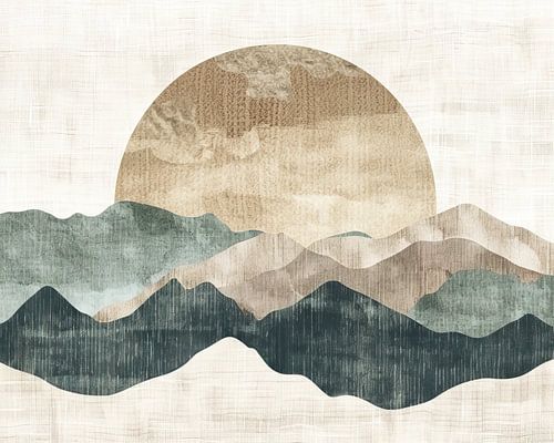 Intérieur minimaliste bohème