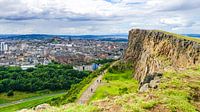 Wandelen met uitzicht over Edinburgh