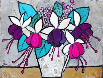 Fleurs Fuchsia sur Studio des Fleurs