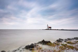 Het Paard van Marken. - long exposure van Ton Drijfhamer